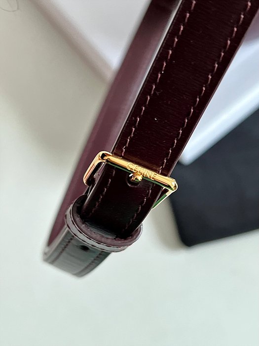 셀린느 레플리카 샤이니 카프스킨 틴 트리오페 백 188423BF4 63