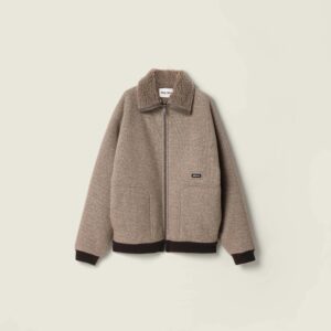 미우미우 코튼 플리스 지퍼 블루종 자켓 코드 레플리카 미러급 SA급 S급 고퀄리티 하이엔드 최상급 의류 [남성여성공용]