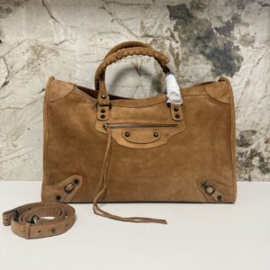 발렌시아가 르 시티 빅 라지 스웨이드 앰버 레플리카 미러급 SA급 S급 고퀄리티 최상급 하이엔드 가방 [남성여성공용]