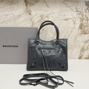 발렌시아가 르 시티 스몰 토트백 다크 그레이 레플리카 미러급 SA급 S급 고퀄리티 최상급 하이엔드 가방 [여성]