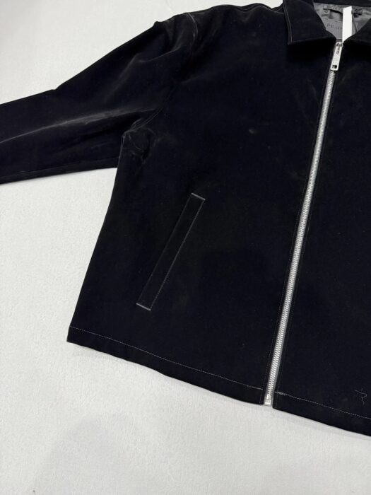 프라다 벨벳 데님 블루종 자켓 블랙 레플리카 미러급 SA급 S급 고퀄리티 하이엔드 최상급 의류 [남성여성공용] 7