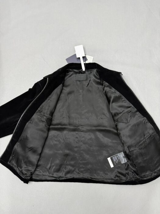 프라다 벨벳 데님 블루종 자켓 블랙 레플리카 미러급 SA급 S급 고퀄리티 하이엔드 최상급 의류 [남성여성공용] 10