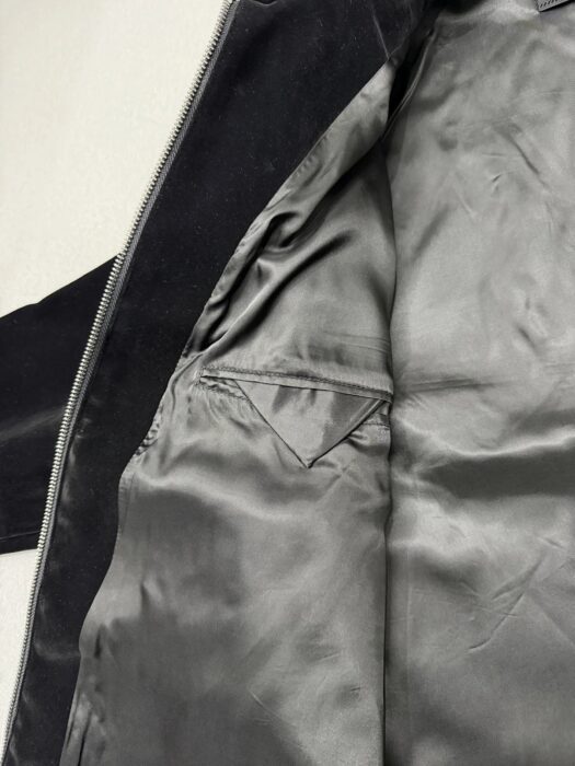 프라다 벨벳 데님 블루종 자켓 블랙 레플리카 미러급 SA급 S급 고퀄리티 하이엔드 최상급 의류 [남성여성공용] 11