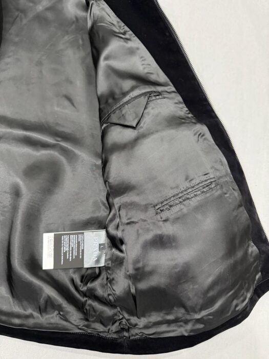 프라다 벨벳 데님 블루종 자켓 블랙 레플리카 미러급 SA급 S급 고퀄리티 하이엔드 최상급 의류 [남성여성공용] 12