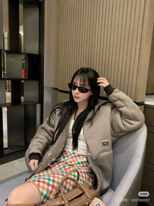 미우미우 코튼 플리스 지퍼 블루종 자켓 코드 레플리카 미러급 SA급 S급 고퀄리티 하이엔드 최상급 의류 [남성여성공용] 30