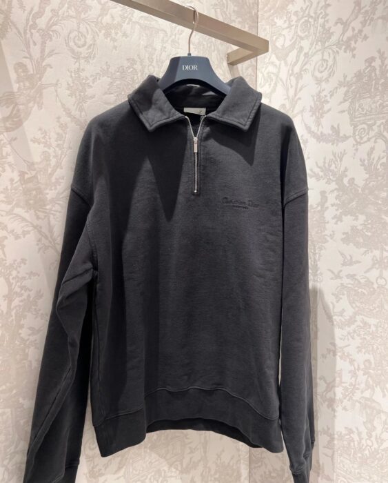 디올 반지퍼 맨투맨 카라티 블랙 레플리카 미러급 SA급 S급 고퀄리티 하이엔드 최상급 의류 [남성여성공용]