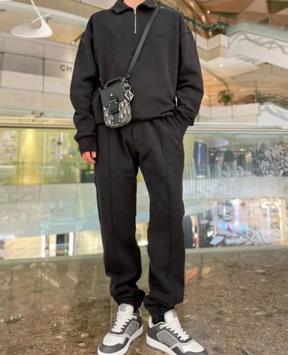 디올 반지퍼 맨투맨 카라티 블랙 레플리카 미러급 SA급 S급 고퀄리티 하이엔드 최상급 의류 [남성여성공용] 4