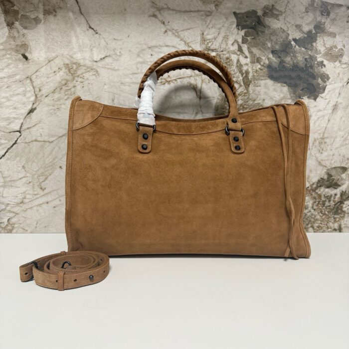 발렌시아가 르 시티 빅 라지 스웨이드 앰버 레플리카 미러급 SA급 S급 고퀄리티 최상급 하이엔드 가방 [남성여성공용] 2