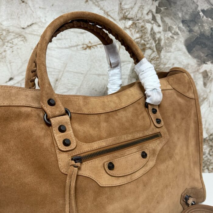 발렌시아가 르 시티 빅 라지 스웨이드 앰버 레플리카 미러급 SA급 S급 고퀄리티 최상급 하이엔드 가방 [남성여성공용] 6