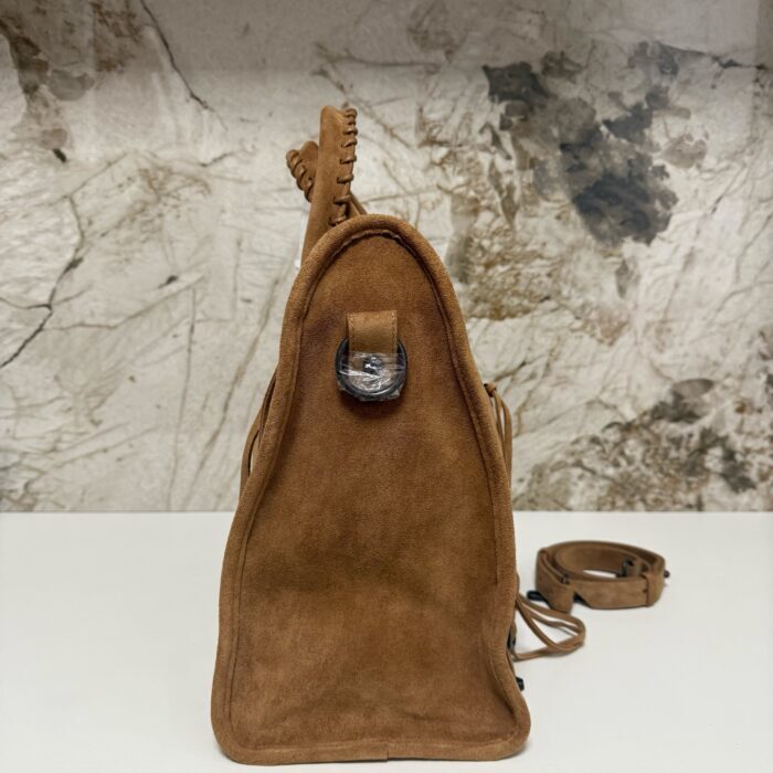 발렌시아가 르 시티 빅 라지 스웨이드 앰버 레플리카 미러급 SA급 S급 고퀄리티 최상급 하이엔드 가방 [남성여성공용] 5