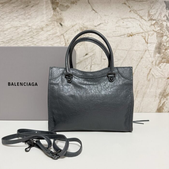 발렌시아가 르 시티 스몰 토트백 다크 그레이 레플리카 미러급 SA급 S급 고퀄리티 최상급 하이엔드 가방 [여성] 2