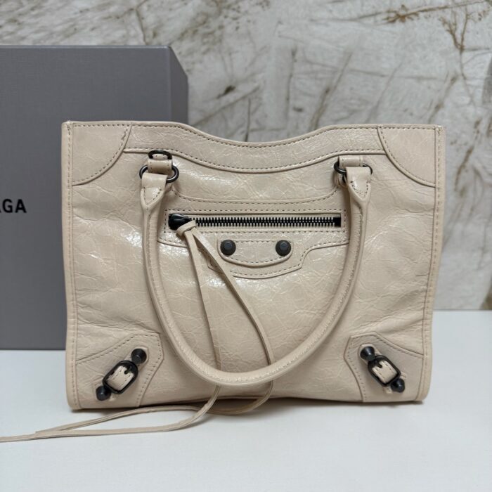 발렌시아가 르 시티 스몰 토트백 베이지 레플리카 미러급 SA급 S급 고퀄리티 최상급 하이엔드 가방 [여성] 3