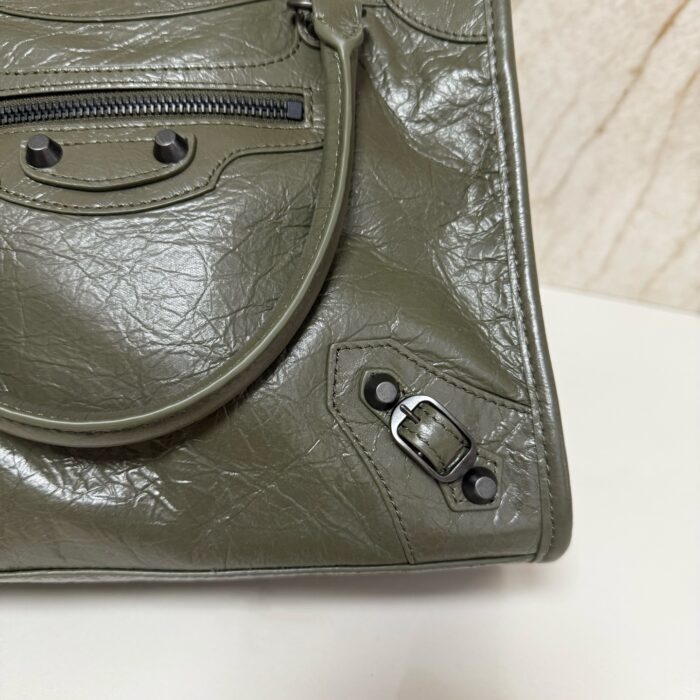 발렌시아가 르 시티 스몰 토트백 올리브 레플리카 미러급 SA급 S급 고퀄리티 최상급 하이엔드 가방 [여성] 6