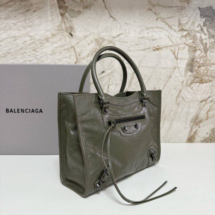 발렌시아가 르 시티 스몰 토트백 올리브 레플리카 미러급 SA급 S급 고퀄리티 최상급 하이엔드 가방 [여성] 3