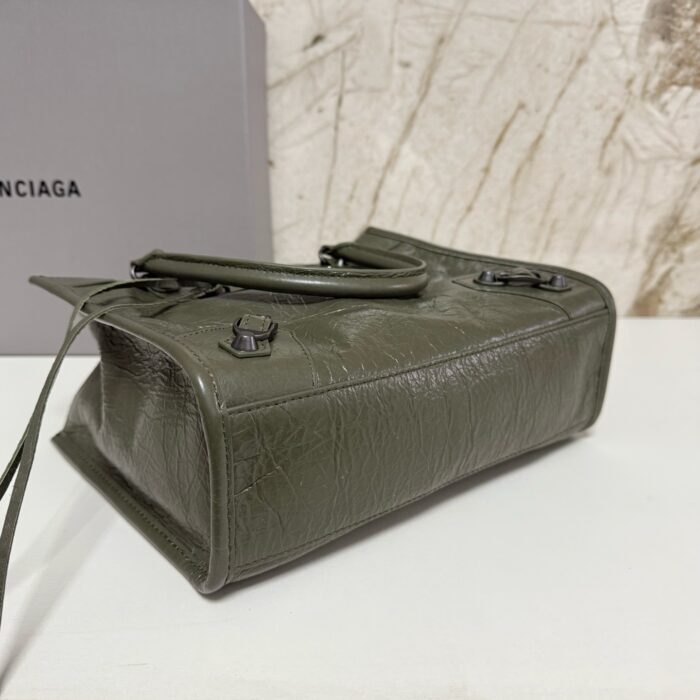 발렌시아가 르 시티 스몰 토트백 올리브 레플리카 미러급 SA급 S급 고퀄리티 최상급 하이엔드 가방 [여성] 5