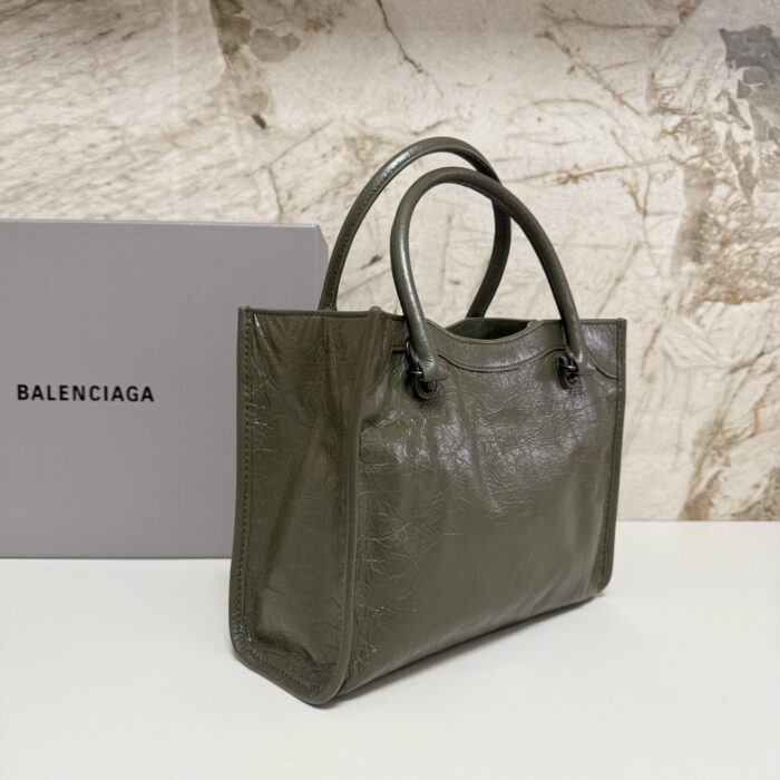 발렌시아가 르 시티 스몰 토트백 올리브 레플리카 미러급 SA급 S급 고퀄리티 최상급 하이엔드 가방 [여성] 2