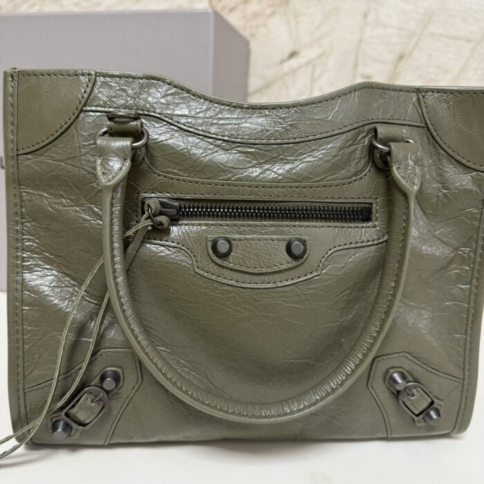 발렌시아가 르 시티 스몰 토트백 올리브 레플리카 미러급 SA급 S급 고퀄리티 최상급 하이엔드 가방 [여성] 7