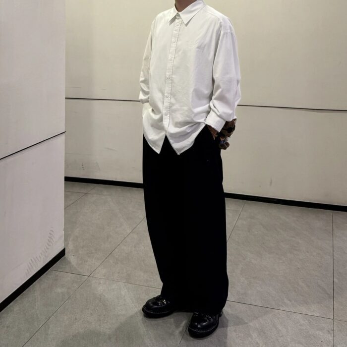 발렌시아가 BB 자수 순색 긴팔 셔츠 화이트 레플리카 미러급 SA급 S급 고퀄리티 하이엔드 최상급 의류 [남성여성공용] 6