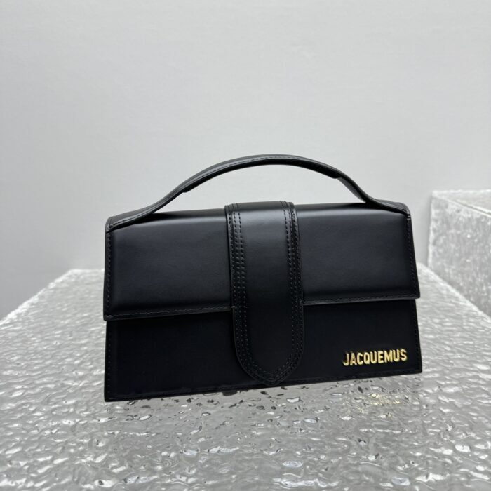 자크뮈스 밤비노 크로스바디 플랩백 블랙 금장 유광 레더 레플리카 미러급 SA급 S급 고퀄리티 최상급 하이엔드 가방 [여성] 5