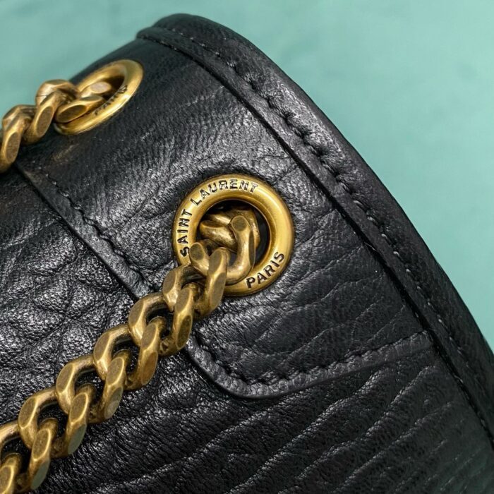 생로랑 니키 그레인드 램스킨 블랙 금장 633179 레플리카 미러급 SA급 S급 고퀄리티 최상급 하이엔드 가방 [여성] 7