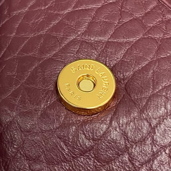 생로랑 니키 그레인드 램스킨 와인 금장 633179 레플리카 미러급 SA급 S급 고퀄리티 최상급 하이엔드 가방 [여성] 7
