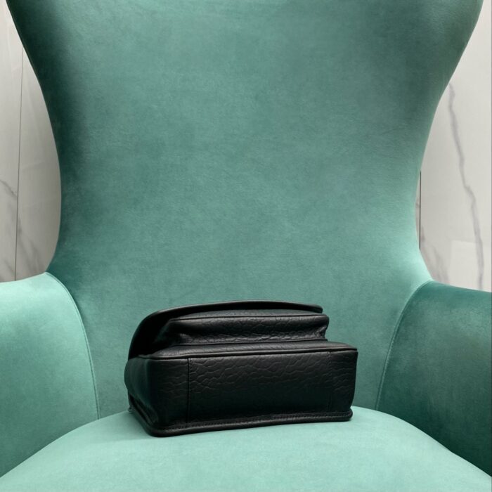 생로랑 니키 그레인드 램스킨 블랙 은장 633179 레플리카 미러급 SA급 S급 고퀄리티 최상급 하이엔드 가방 [여성] 5