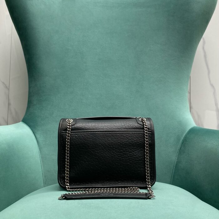 생로랑 니키 그레인드 램스킨 블랙 은장 633179 레플리카 미러급 SA급 S급 고퀄리티 최상급 하이엔드 가방 [여성] 2