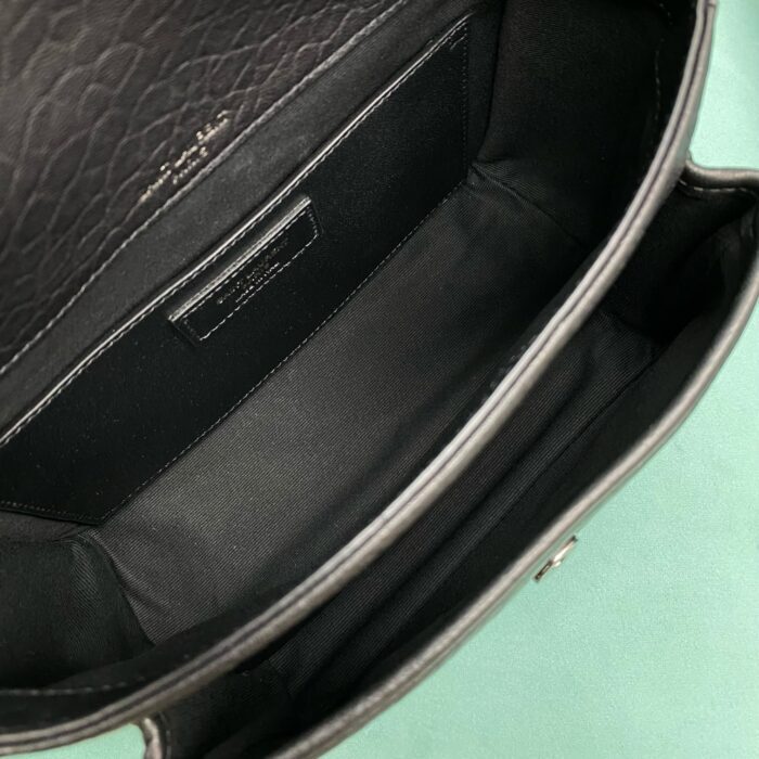 생로랑 니키 그레인드 램스킨 블랙 은장 633179 레플리카 미러급 SA급 S급 고퀄리티 최상급 하이엔드 가방 [여성] 3