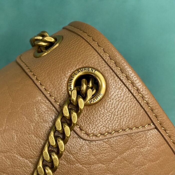 생로랑 니키 그레인드 램스킨 꼬냑 금장 633179 레플리카 미러급 SA급 S급 고퀄리티 최상급 하이엔드 가방 [여성] 8