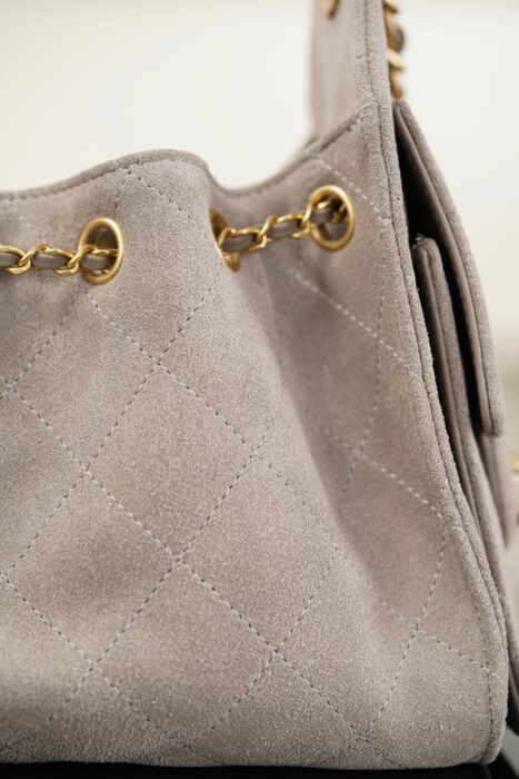 샤넬 25C 미니 핸드백 금장 스웨이드 골드 메탈 그레이 레플리카 미러급 SA급 S급 고퀄리티 최상급 하이엔드 가방 [여성] 10