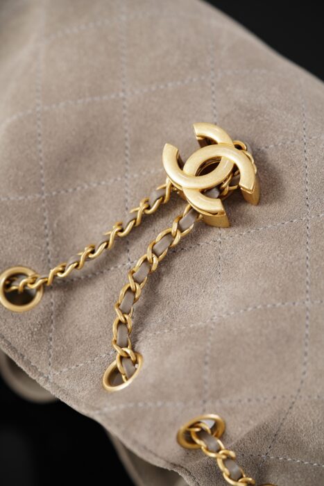 샤넬 25C 미니 핸드백 금장 스웨이드 골드 메탈 그레이 레플리카 미러급 SA급 S급 고퀄리티 최상급 하이엔드 가방 [여성] 13