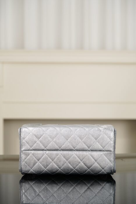 샤넬 25 미니 핸드백 그레인드 카프스킨 실버 메탈 실버 레플리카 미러급 SA급 S급 고퀄리티 최상급 하이엔드 가방 [여성] 6