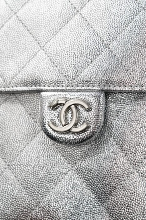 샤넬 25 미니 핸드백 그레인드 카프스킨 실버 메탈 실버 레플리카 미러급 SA급 S급 고퀄리티 최상급 하이엔드 가방 [여성] 7