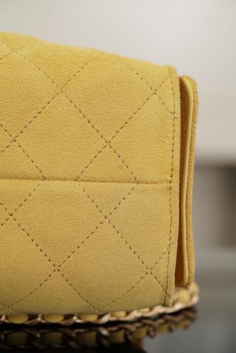 샤넬 25C 미니 핸드백 금장 스웨이드 골드 메탈 옐로우 레플리카 미러급 SA급 S급 고퀄리티 최상급 하이엔드 가방 [여성] 8