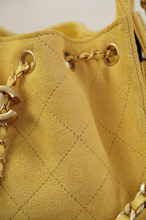 샤넬 25C 미니 핸드백 금장 스웨이드 골드 메탈 옐로우 레플리카 미러급 SA급 S급 고퀄리티 최상급 하이엔드 가방 [여성] 9