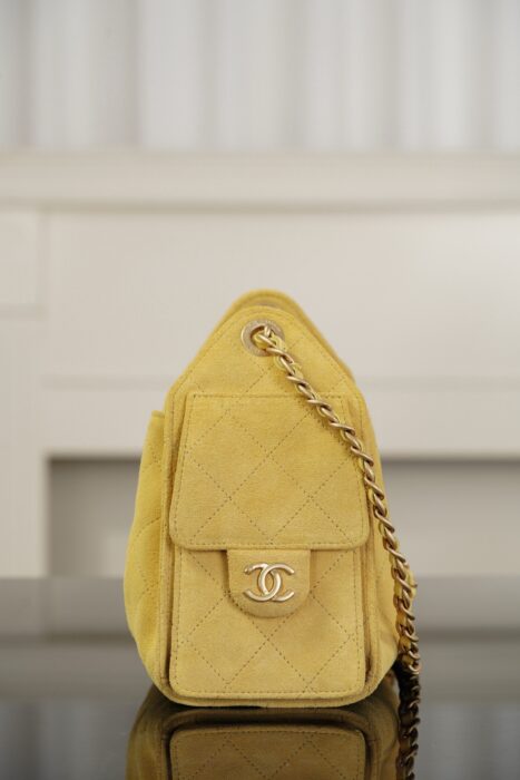 샤넬 25C 미니 핸드백 금장 스웨이드 골드 메탈 옐로우 레플리카 미러급 SA급 S급 고퀄리티 최상급 하이엔드 가방 [여성] 6