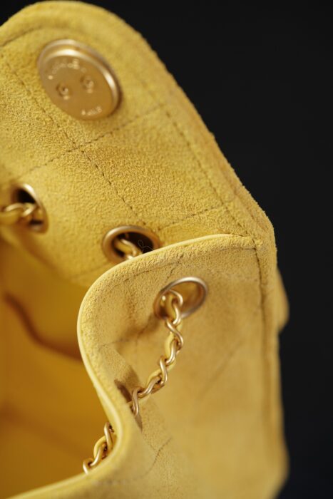 샤넬 25C 미니 핸드백 금장 스웨이드 골드 메탈 옐로우 레플리카 미러급 SA급 S급 고퀄리티 최상급 하이엔드 가방 [여성] 11