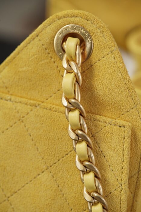 샤넬 25C 미니 핸드백 금장 스웨이드 골드 메탈 옐로우 레플리카 미러급 SA급 S급 고퀄리티 최상급 하이엔드 가방 [여성] 15