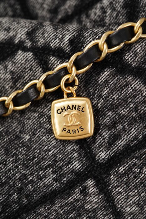 샤넬 25K 데님 호보 골드 메탈 블랙 더블 포켓 레플리카 미러급 SA급 S급 고퀄리티 최상급 하이엔드 가방 [여성] 12