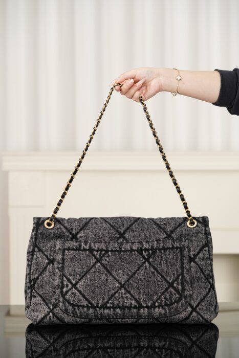 샤넬 25K 데님 호보 골드 메탈 블랙 더블 포켓 레플리카 미러급 SA급 S급 고퀄리티 최상급 하이엔드 가방 [여성] 5