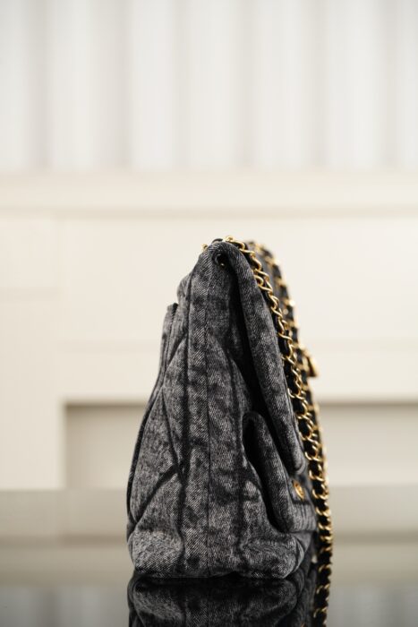 샤넬 25K 데님 호보 골드 메탈 블랙 더블 포켓 레플리카 미러급 SA급 S급 고퀄리티 최상급 하이엔드 가방 [여성] 8