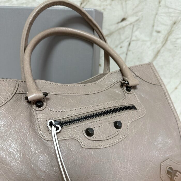 발렌시아가 르 시티 스몰 토트백 다크 베이지 레플리카 미러급 SA급 S급 고퀄리티 최상급 하이엔드 가방 [여성] 5