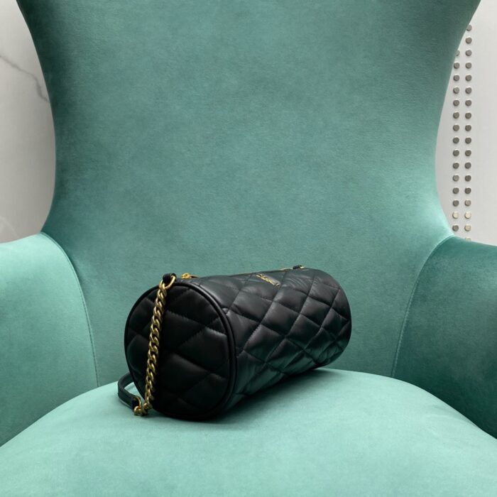 생로랑 퀼티드 램스킨 세이드 스몰 튜브백 블랙 712706 레플리카 미러급 SA급 S급 고퀄리티 최상급 하이엔드 가방 [여성] 6