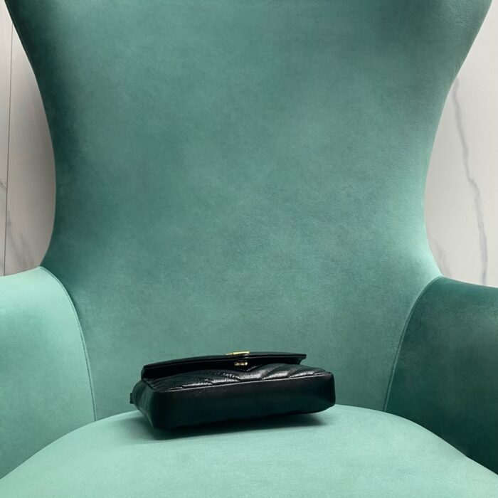 생로랑 샤이니 클래클드 레더 미니 체인 백 블랙 779430 레플리카 미러급 SA급 S급 고퀄리티 최상급 하이엔드 가방 [여성] 5