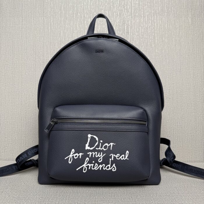 디올 x 하일톤 넬 라이더 2.0 집 백팩 그레인드 카프스킨 프린트 네이비 블루 화이트 레플리카 미러급 SA급 S급 고퀄리티 최상급 하이엔드 가방 [남성여성공용] 2