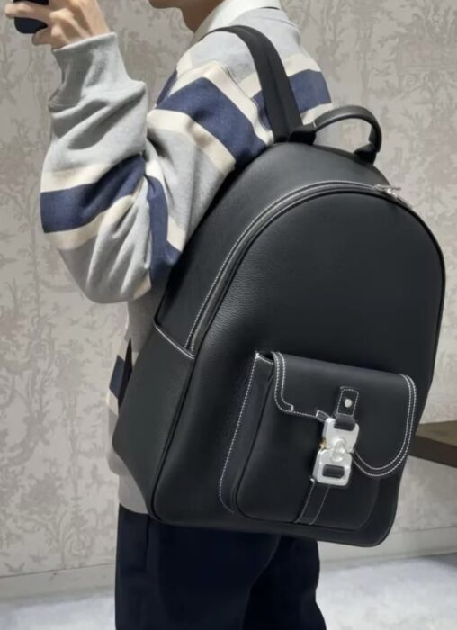 디올 그라인드 송아지 가죽 지퍼 백팩 1ADBA212YKK H00N 레플리카 미러급 SA급 S급 고퀄리티 최상급 하이엔드 가방 [남성여성공용] 2