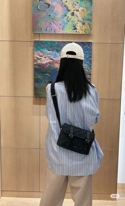 디올 오블리크 힛 더 로드 플랩 스트랩 백 블랙 1ESPO333YKY H03E 레플리카 미러급 SA급 S급 고퀄리티 최상급 하이엔드 가방 [남성여성공용] 2