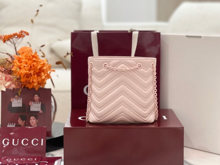 구찌 GG 마몽 나노 버킷백 856404 핑크 레플리카 미러급 SA급 S급 고퀄리티 최상급 하이엔드 가방 [여성] 2
