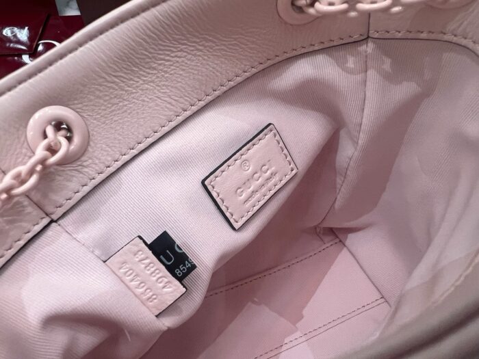 구찌 GG 마몽 나노 버킷백 856404 핑크 레플리카 미러급 SA급 S급 고퀄리티 최상급 하이엔드 가방 [여성] 9