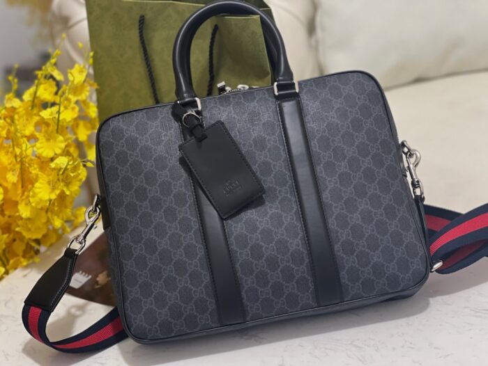 구찌 GG 브리프케이스 숄더 스트랩 블랙 792077 레플리카 미러급 SA급 S급 고퀄리티 최상급 하이엔드 가방 [남성] 5
